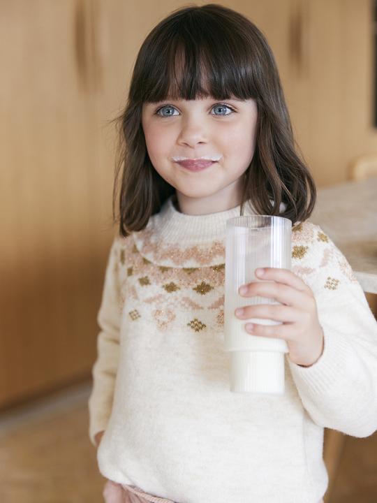 Produktbild Vertbaudet Mädchen-Pullover mit Jacquard und Glitzerdetails (86)