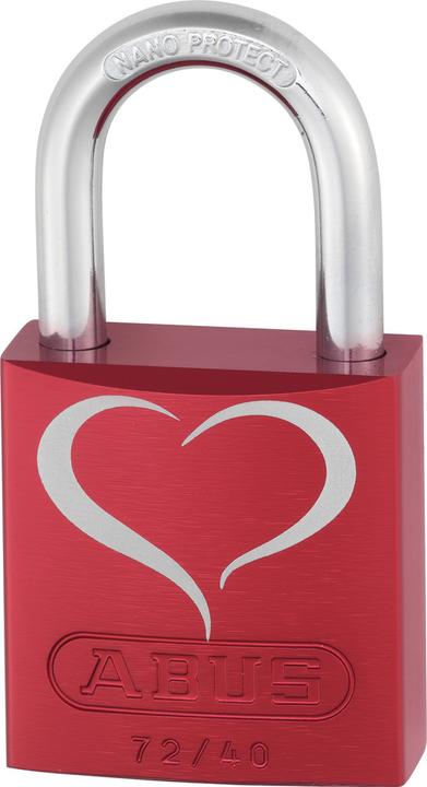 Produktbild Abus 72/40 red Love Lock 2 Lock-Tag