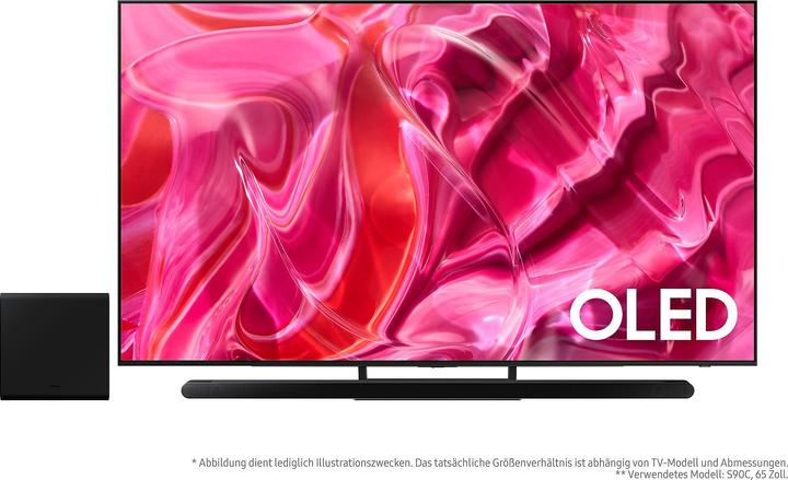 Image du produit Samsung SAMS GQ-65S90C OLED TCS SMA UHD 163 GQ65S90CATXZG (65", S90C, OLED, 4K)