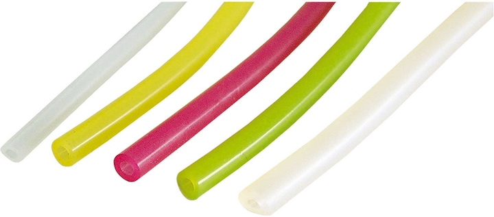 Produktbild Modellbau Lindinger spritschlauch 2x6mm transparent 1 meter kraftstoffschlauch silikon