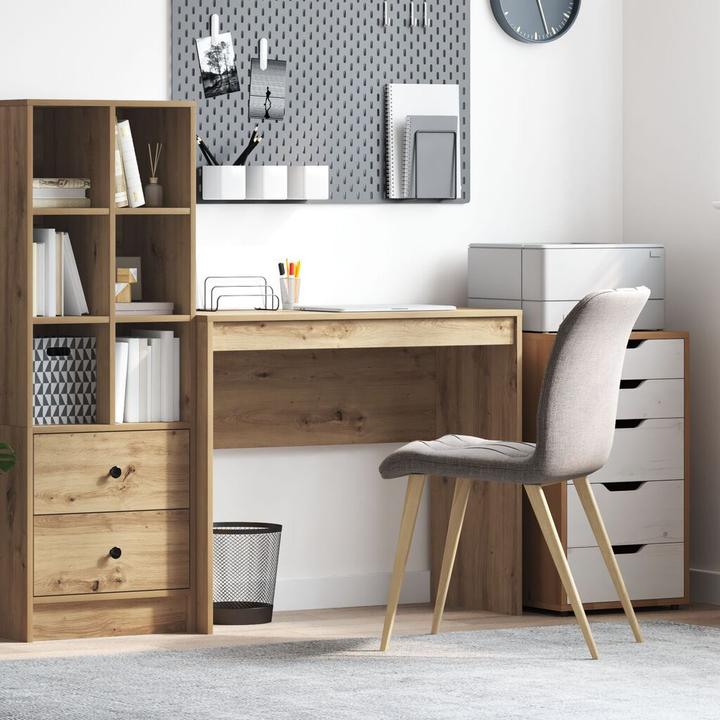 Immagine prodotto VidaXL Scrivania artigianale in truciolato di quercia Mediamente resistente (90 x 40 x 76 cm)