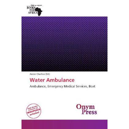 Water Ambulance, Fachbücher