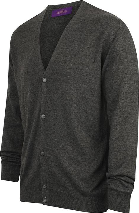 Immagine prodotto Henbury Cardigan a maglia fine con scollo a V (XXL)