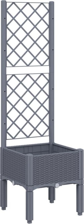 Actual product image VidaXL Planter with trellis PP