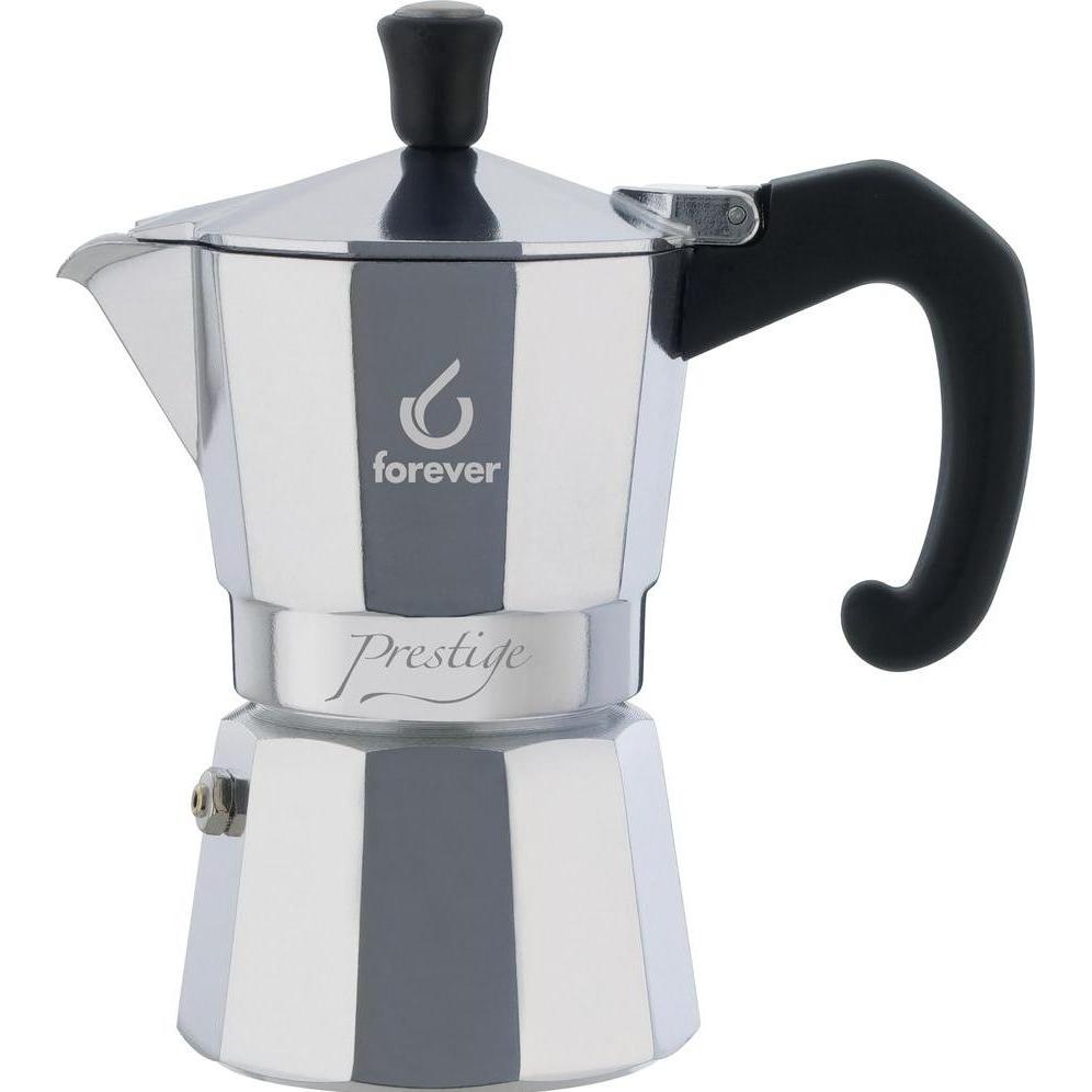Forever Argento Caffettiera, Caffettiera Moka,