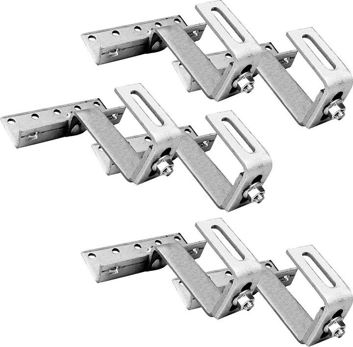 Produktbild Offgridtec Befestigungs-Set für 2 Solarmodule - für Dachziegel für Solarmodule mit 40mm Rahmenhöhe