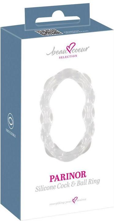 Actual product image Beau Coeur PARINOR Silicone Cock & Ball Ring (6.50 cm)