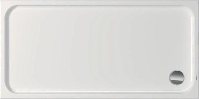 Produktbild Duravit Rechteck-Duschwanne D-CODE weiss 1300x800x85mm