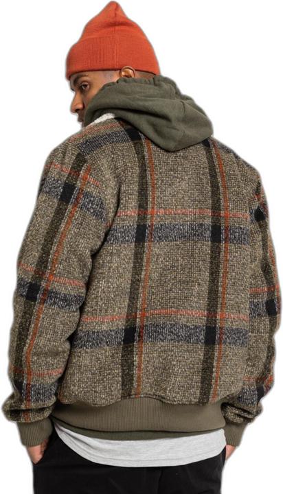 Produktbild Revolution gesteppte, karierte fliegerjacke mit gerippten details (XL)