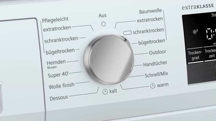 Produktbild Siemens WT45HV90 Wäschetrockner (Kondensation, Wärmepumpe, freistehend, A++, 8 kg, iQ300) (8 kg, Rechts)