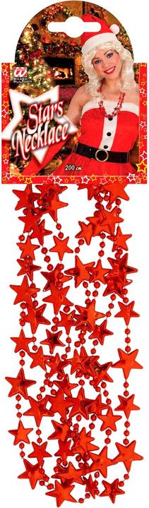 Produktbild Widmann METALLIC-ROT STERNKETTEN 210 cm