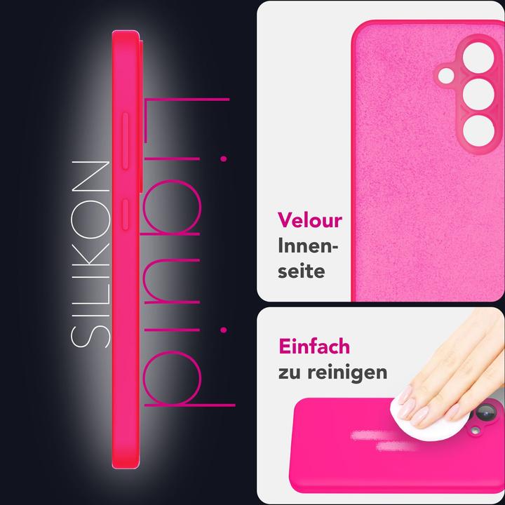 Actual product image Nalia Phoenix - Abwischbare Flüssigsilikon Hülle - Easy Clean Liquid Silicone Cover (Samsung Galaxy S25)
