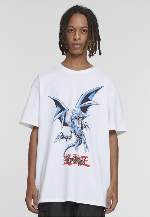 Produktbild Urban Classics Yu-Ghi-Oh Blue Eyes White Dragon Heavy Oversize Tee - 91517 (XXL)