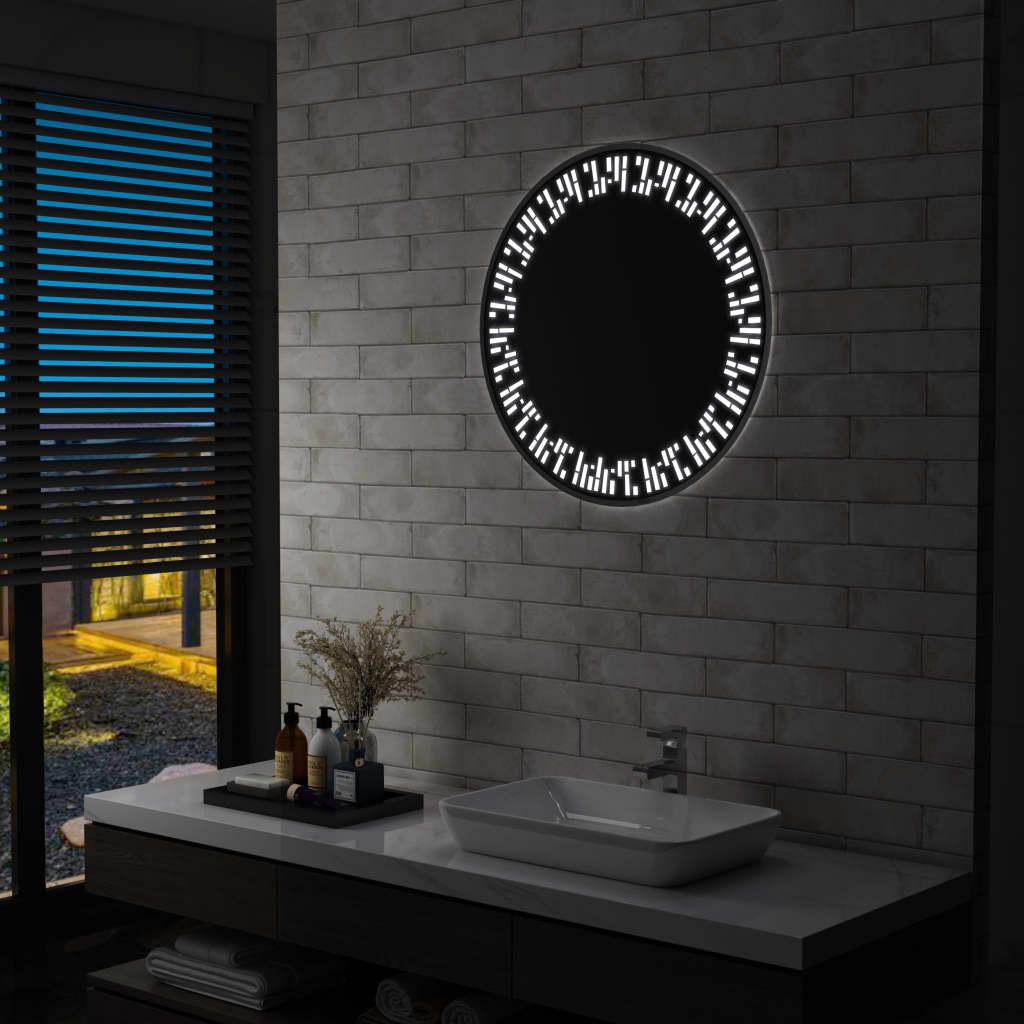 Thumbnail - VidaXL, Spiegelschrank, Badezimmerspiegel mit LED 70 cm (70 x 70 cm)