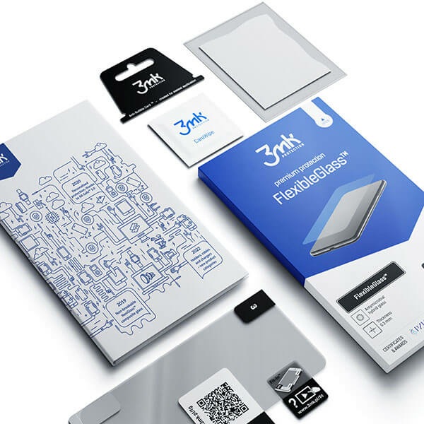Actual product image 3MK hybrid glass Flexible 2.5D for iPhone 13 Mini (1 Piece, Apple iPhone 13 mini)