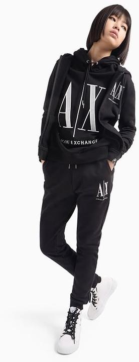 Image du produit Armani Exchange Sweatshirt à capuche avec logo et fermeture éclair (XS)