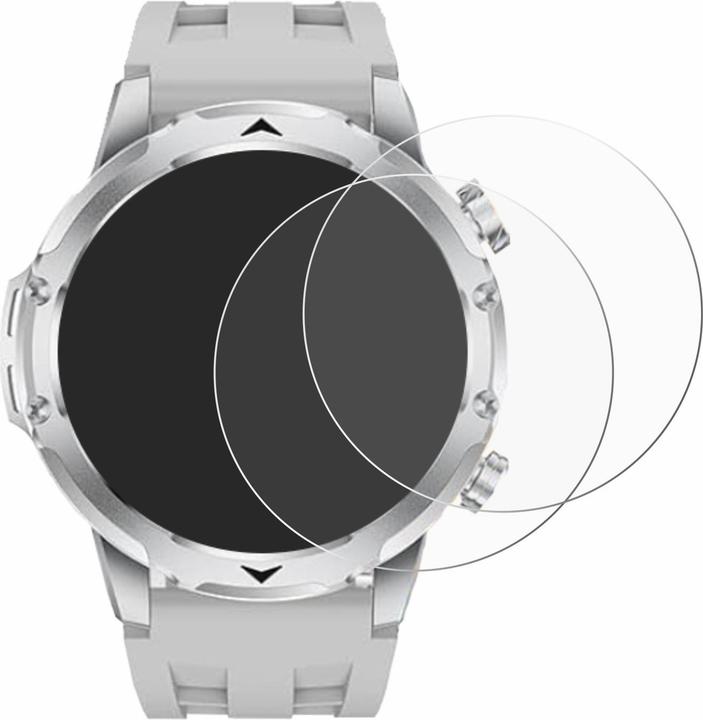 Produktbild ScreenLeaf Schutzfolie für FitVigor Smartwatch 1.53" nachhaltiger Displayschutz Display Schutz Folie Klar
