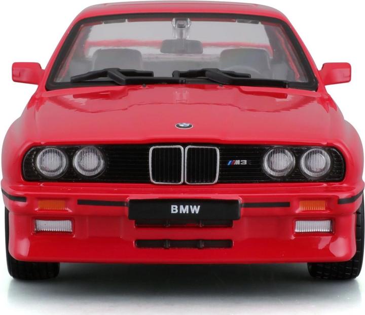 Actual product image Bburago BMW M3 (E30) 1988 1/24 red