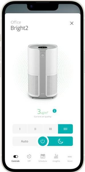 Actual product image Duux Bright 2 Smart Luchtreiniger - 210 CADR geschikt voor 42mÂ² - Air Purifier met (42 m²)