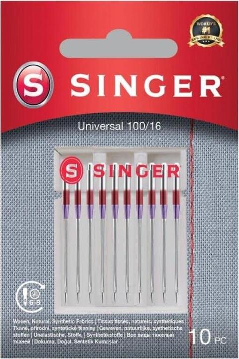 Singer UNIVERSAL Nähmaschinennadel, 100/16, 10er Pack