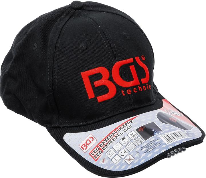 Actual product image BGS Baseball Cap | with LED Lamp (213 lm)