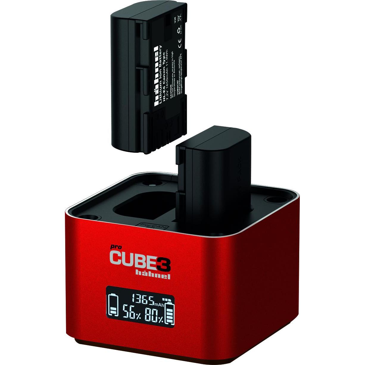 Hähnel ProCube3 DSLR Charger Canon fr LP-E, LP-E8 und LP-E17 (Caricabatterie per fotocamere), Alimentatore fotocamera