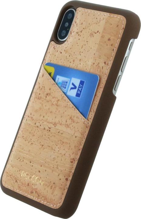 Actual product image Pelcor Cork Hardcover - Apple IPhone X (Apple iPhone XS, Apple iPhone X)