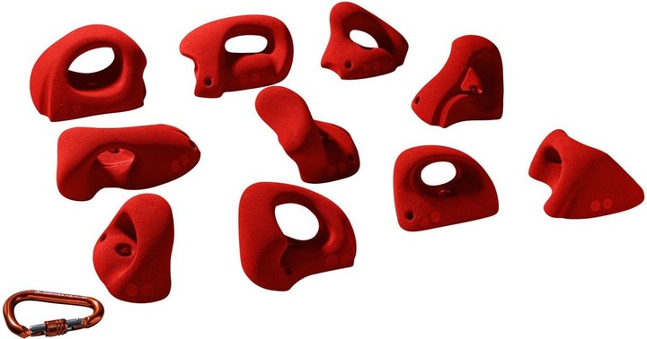 Produktbild Entre Prises Klettergriffe Essential Jugs XL ehemals Grab It II (Rot)