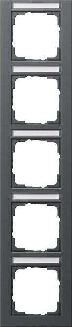 Actual product image Gira Cover frame 5f vertical BSF E2 111523