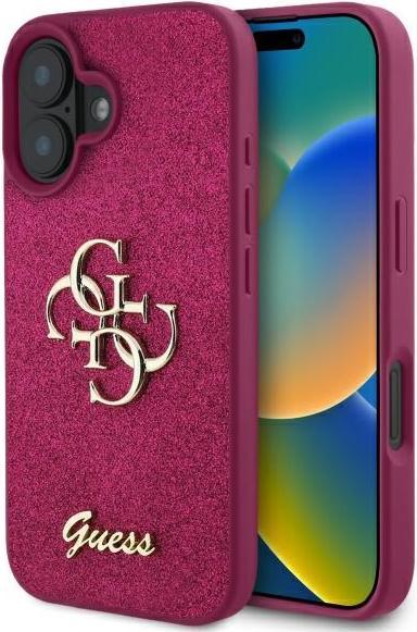 Produktbild Guess GUHCP16SHG4SGU iPhone 16 6.1" fioletowy/lpurple hardcase Fixed Glitter Big 4G
