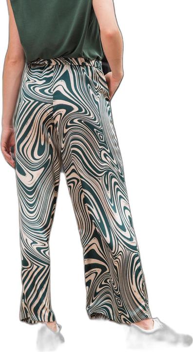 Actual product image La Petite Étoile wide-leg graphical print trousers for iwa (40)