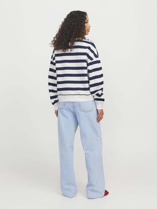 Produktbild JJXX Jxalfa Stripe Rlx Ls Crew Swt Ln (XL)