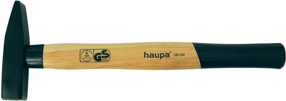 Actual product image Haupa Metalworker's hammer 300g antimagn wood 180184