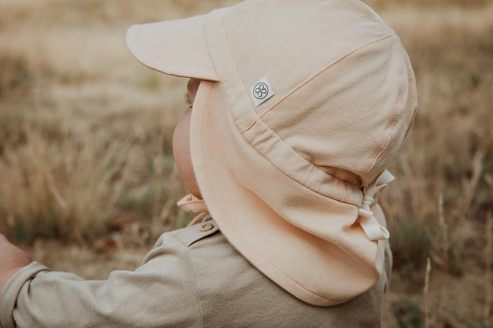 Actual product image Cloby Wende-Sonnenhut UPF 50+ Peachy Summer Sandy Beach