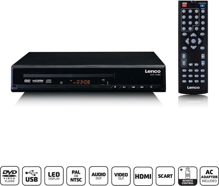 Immagine prodotto Lenco DVD-120 (Lettore DVD)