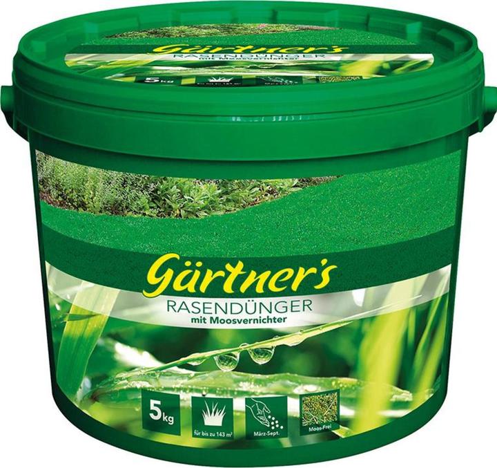 Gärtner's Gärtners Rasendünger mit Moosvernichter (5 kg)