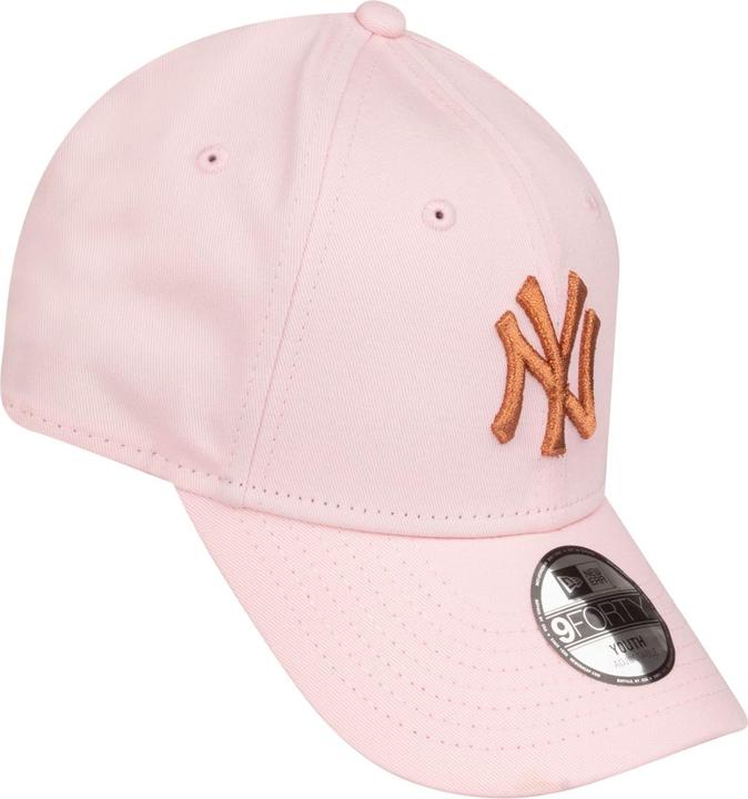 Produktbild New Era Kinder 9Forty Cap - New York Yankees rose metallic (54, 55, 56)
