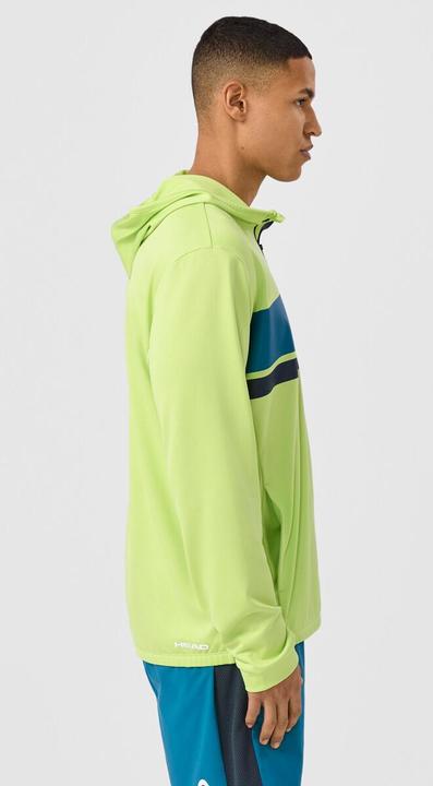 Actual product image Head Topspin Hoodie Lightlime/Teal Man (S)