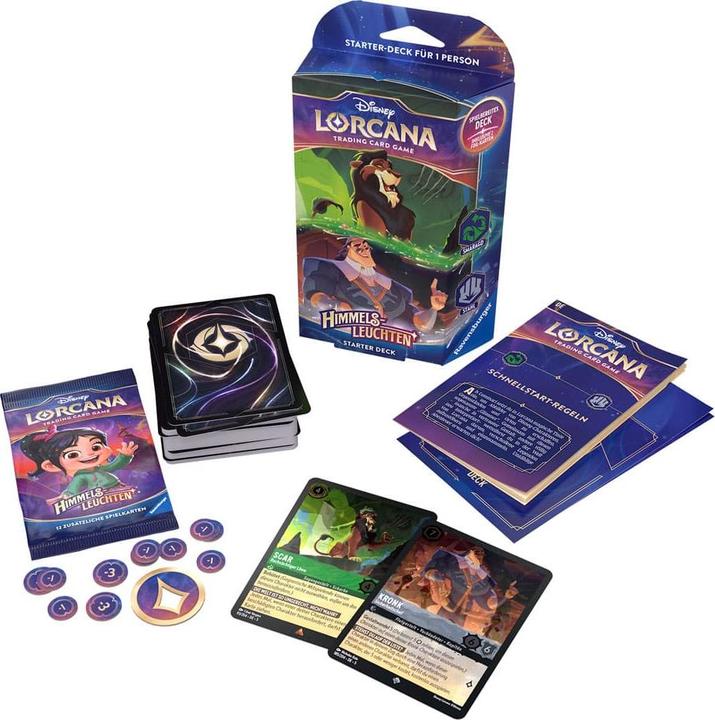 Image du produit Disney Lorcana Trading Card Game : Set 5 - Starter Deck A (Français) (Allemand, Pont)