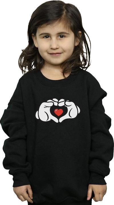 Produktbild Disney Mickey Mouse Heart Hands Sweatshirt Mädchen (128)