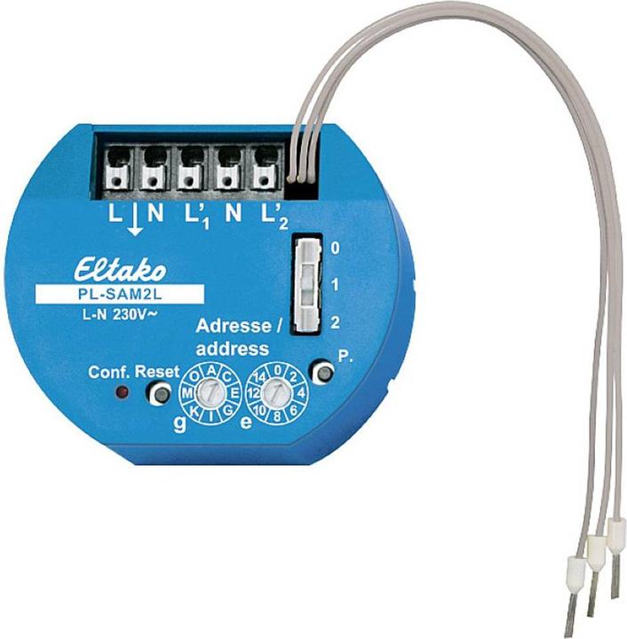 Actual product image Eltako ELT PL-SAM2L Powerline actuator 2 channels (Switch actuator)