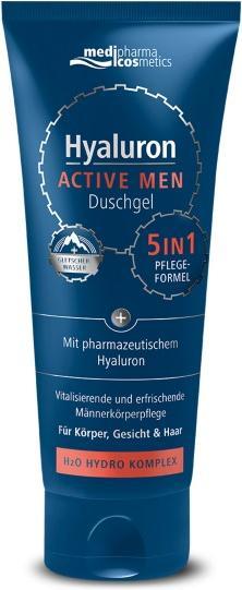 Immagine prodotto Medipharma cosmetici Hyaluron Active Men Gel doccia, 200 ml Gel (200 ml)