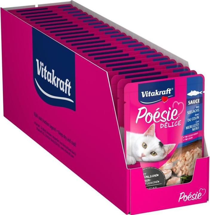 Immagine prodotto Vitakraft Salsa Poésie Déli con Pollack (Adulto, 23 pz., 85 g)