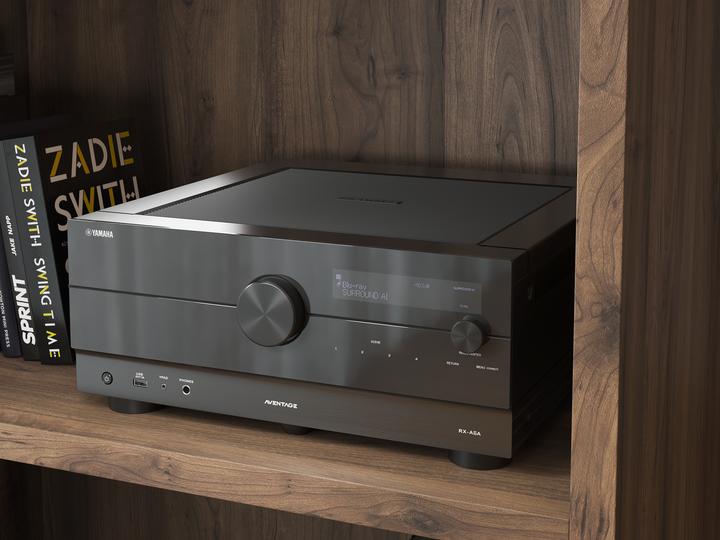 Actual product image Yamaha RX-A6A *black* 9.2 channel Aventage Receiver with Surround:AI (9.2 Channel, AM, DAB, FM)