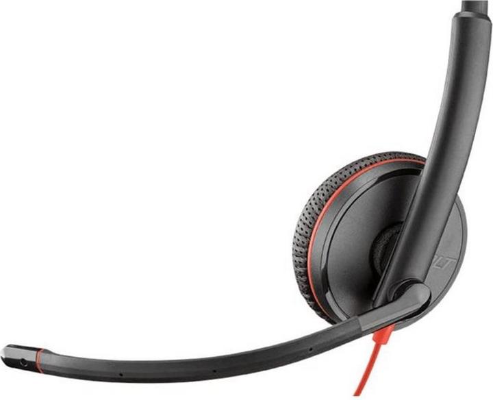 Produktbild HP Poly Blackwire 3225 USB-C Stereo-Headset + 3.5-mm-Stecker + USB-C/A-Adapter (Kabelgebunden, USB-C)