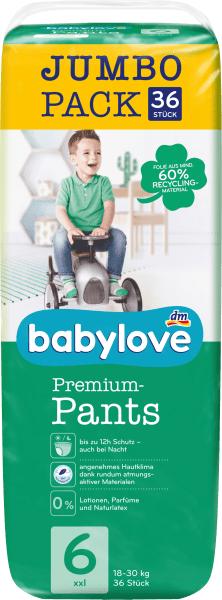 Image du produit dm babylove Premium-Pants (Taille 6, Pack, 36 pcs)