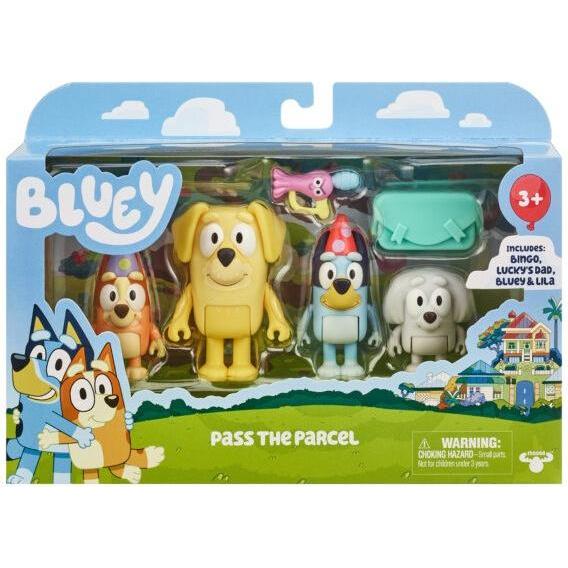 Liniex Bluey Figure - 4 pack - Pass the Prc