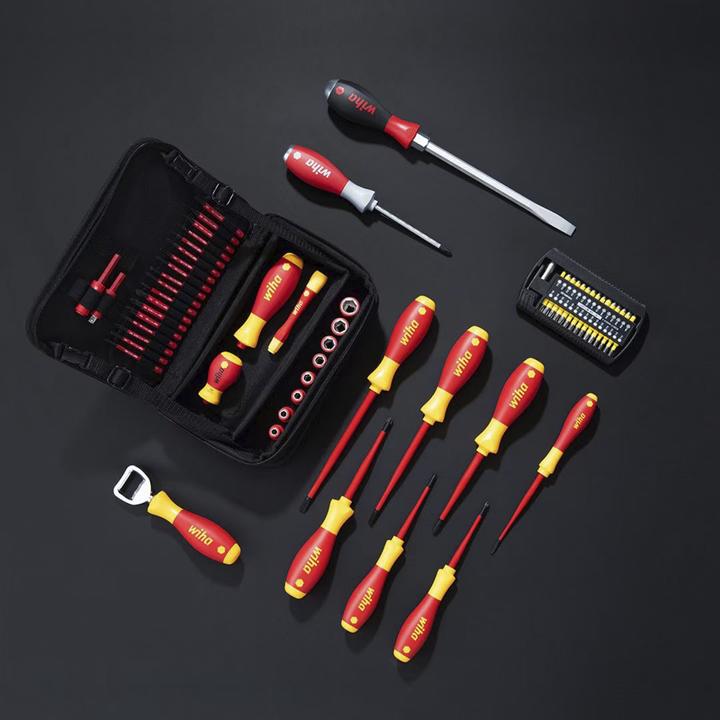 Actual product image Wiha Tool case set XXL III electric I 104-piece I Electrician's tool case I Tool box (106 pieces)