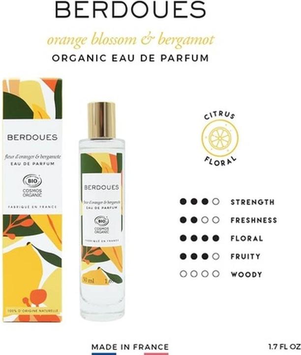 Actual product image Berdoues Eau de Parfum Bio d'Oranger & Berg (Eau de parfum, 50 ml)