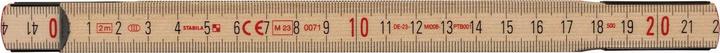 Nutritional values and ingredients Stabila Wooden folding rule type 507 N (2 m)